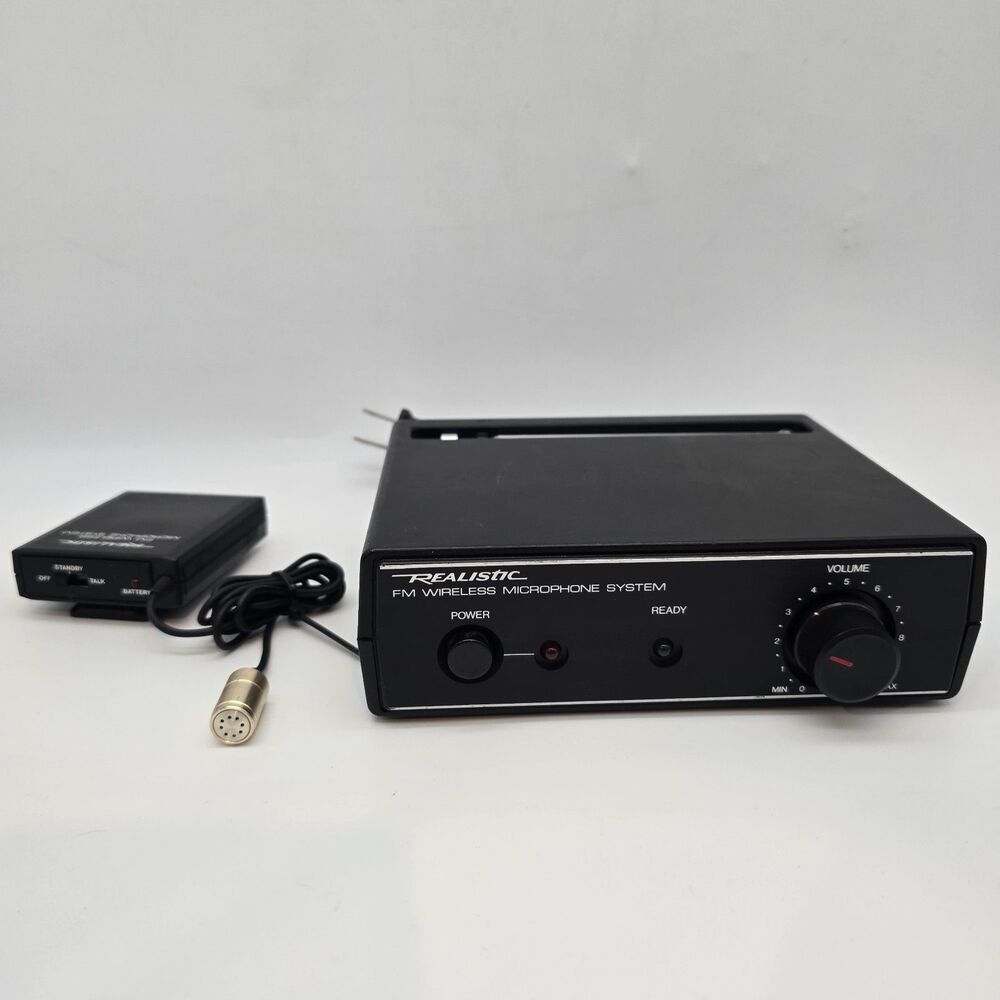 Realistic 32-1221A FM Wireless Microphone System - Transmitter *No Power Cord!*